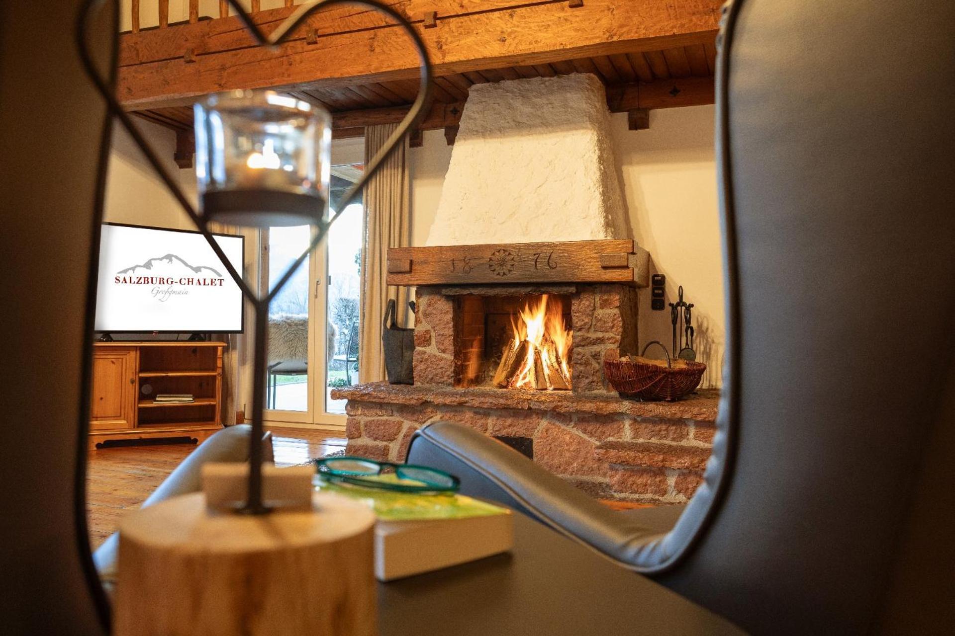 גרוסגמיין Luxus Ferienhaus Salzburg Chalet Mit Pool, Sauna, Whirlpool, Kamin מראה חיצוני תמונה